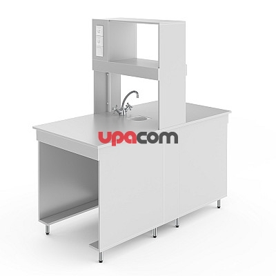 Химический островной стол со столешницей из ЛДСП НВ-800 ОЛХ