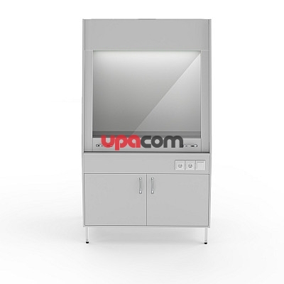 Вытяжной шкаф со столешницей из химстойкого пластика НВ-1200 ШВ-СПБ