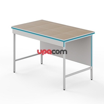 Открытый стол для работы сидя со столешницей из керамогранитной плитки СЛН НВК 1200 КГ