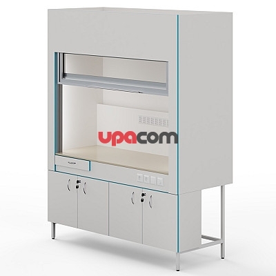 Вытяжной шкаф со столешницей из полипропилена ШВ НВК 1800 ПП