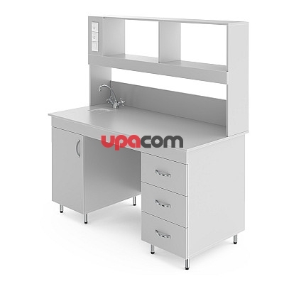 Химический лабораторный стол со столешницей из ЛДСП НВ-1500 ПЛХ