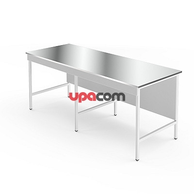 Лабораторный стол со столешницей из нержавеющей стали НВ-1800 ЛНн