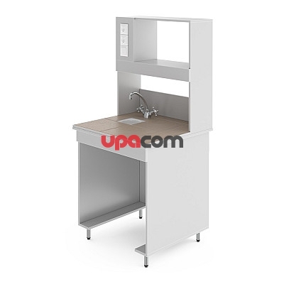 Химический лабораторный стол со столешницей из керамогранитной плитки НВ-800 ПКХ