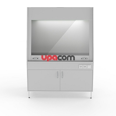 Вытяжной шкаф со столешницей из химстойкого пластика НВ-1500 ШВ-СПБ