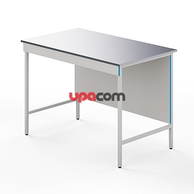 Открытый стол для работы стоя со столешницей из нержавеющей стали СЛВ НВК 1200 НЕРЖ