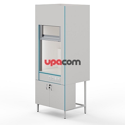 Вытяжной шкаф со столешницей из монолитной керамики ШВ НВК 900 МОН