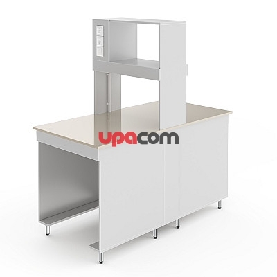 Физический островной стол со столешницей из полипропилена НВ-800 ОП