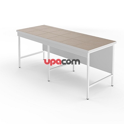 Лабораторный стол со столешницей из керамогранитной плитки НВ-1800 ЛКн