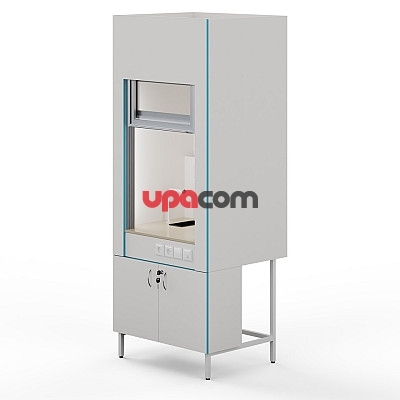 Вытяжной шкаф с сантехникой и столешницей из полипропилена ШВ НВК 900 ПП+