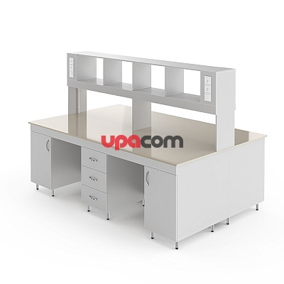 Физический островной стол со столешницей из полипропилена НВ-2400 ОП