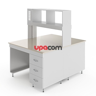 Физический островной стол со столешницей из полипропилена НВ-1200 ОП