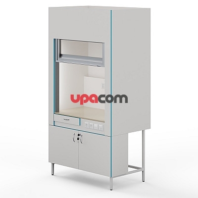 Вытяжной шкаф со столешницей из полипропилена ШВ НВК 1200 ПП