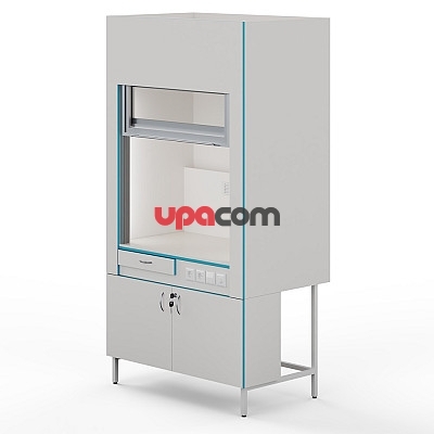 Вытяжной шкаф со столешницей из монолитной керамики ШВ НВК 1200 МОН