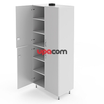 Двухсекционный шкаф для химических реактивов НВ-800 ШР-В (800×460×1820)