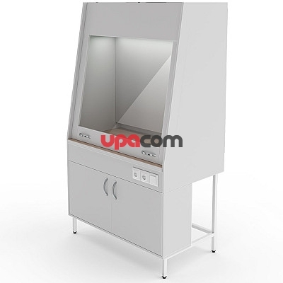 Вытяжной шкаф со столешницей из керамогранитной плитки НВ-1200 ШВ-Б