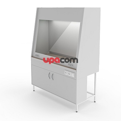 Вытяжной шкаф со столешницей из керамогранитной плитки НВ-1500 ШВ-Б